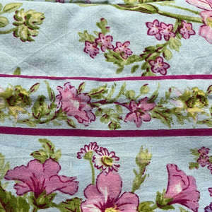 April Cornell Aqua Graceful Garden Tablecloth