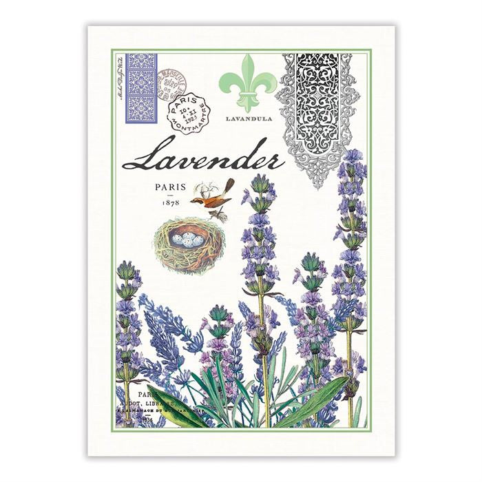 Michel Design Works kitchen towel lavender Rosemary - Divasflairboutique,LLC