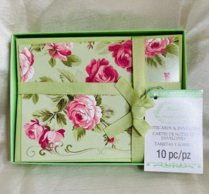 Shabby Chic Treasures Notecards and Envelopes Blank